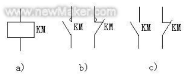 接觸器常見(jiàn)符號(hào)