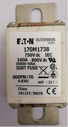 逆變電源保護熔斷器 170M1738 逆變電源保護熔斷器 170M1738